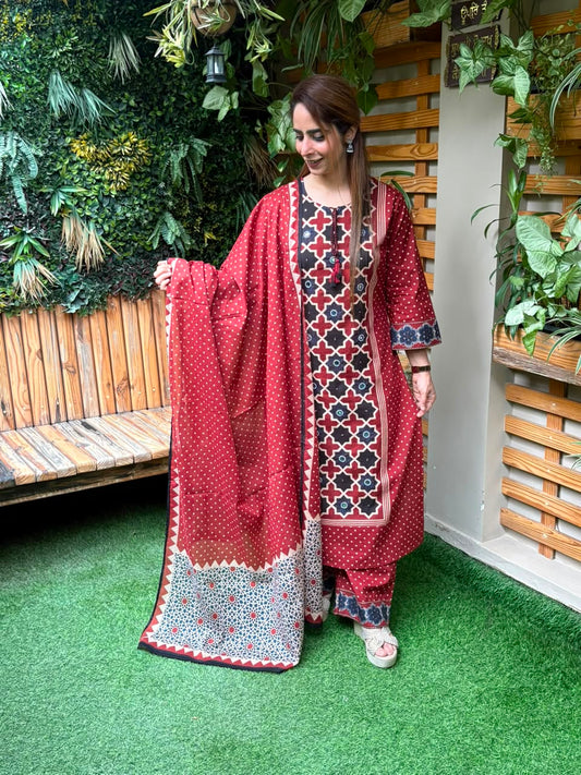 Beautiful cotton kurti set