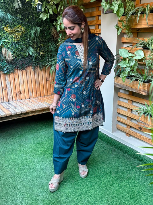 Beautiful cotton kurti set