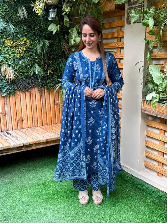 Elegant cotton kurti set