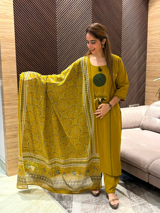 Cotton kurti set