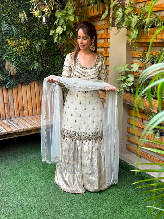 Elegant sharara set
