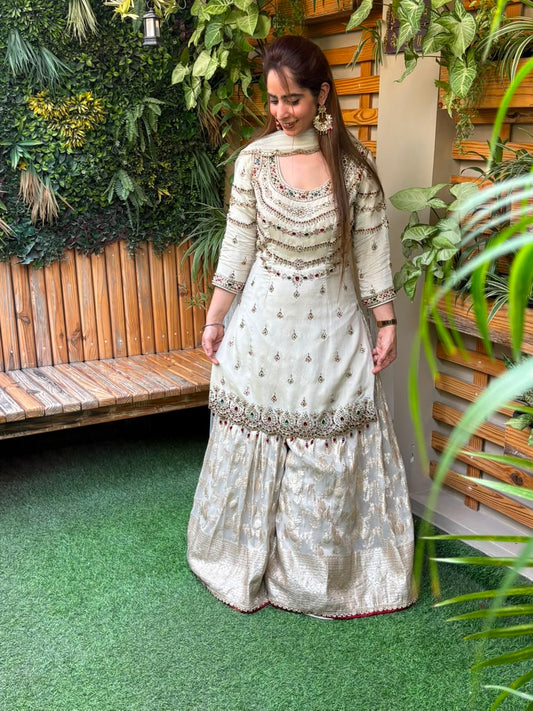 Elegant sharara set