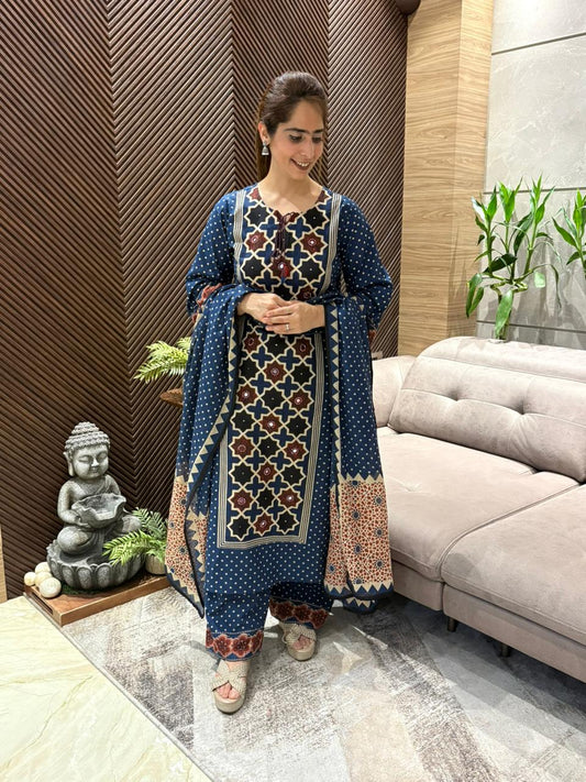 Elegant cotton kurti set