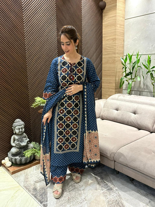 Elegant cotton kurti set