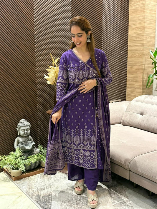 Beautifully crafted cotton kurti set