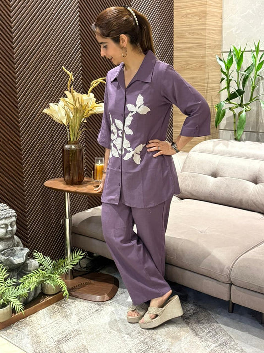 Elegant cotton co-ord set