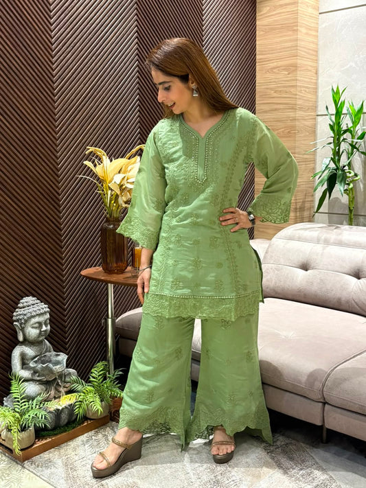 Elegant cotton co-ord set