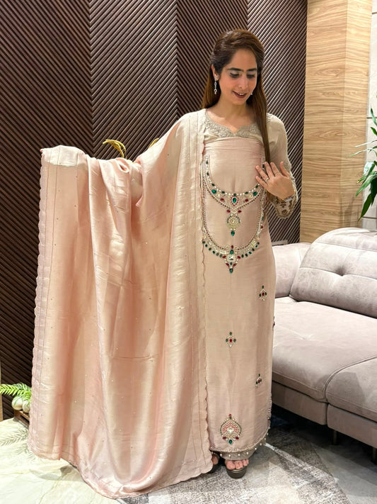 Luxurious unstitched suit