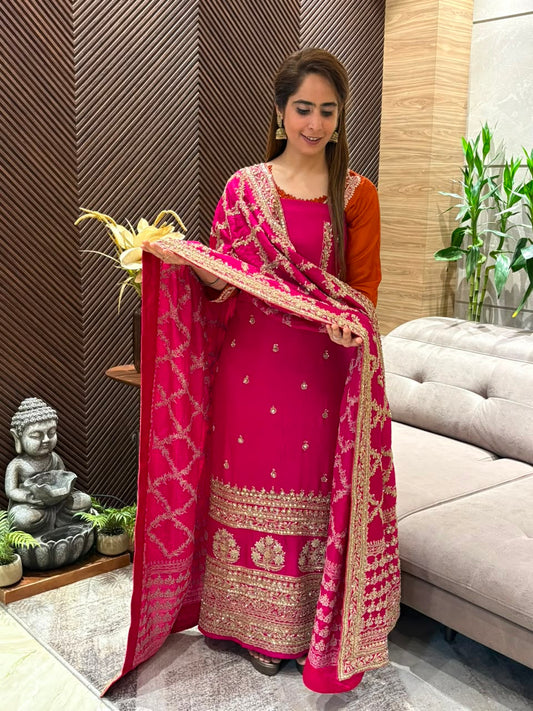 Luxurious unstitched suit