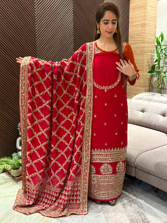 Luxurious unstitched suit