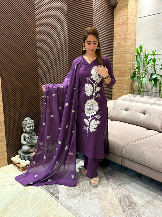 Elegant cotton kurti set