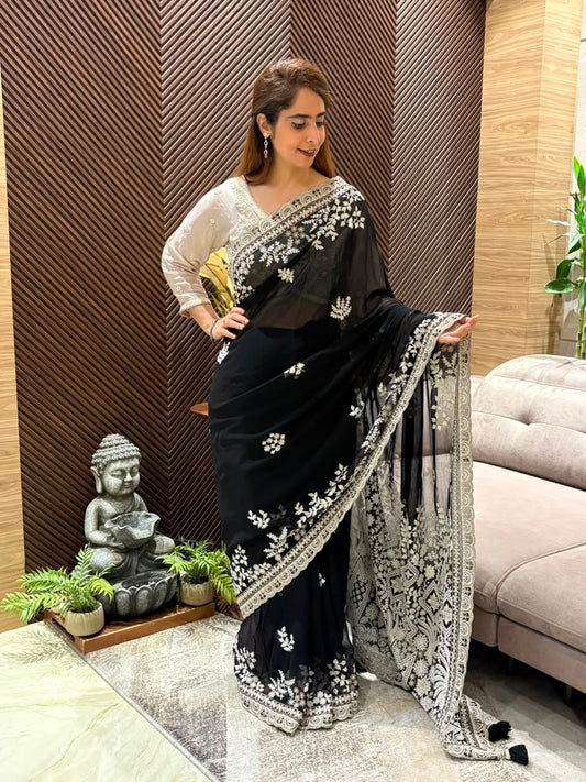 Exquisite running saree