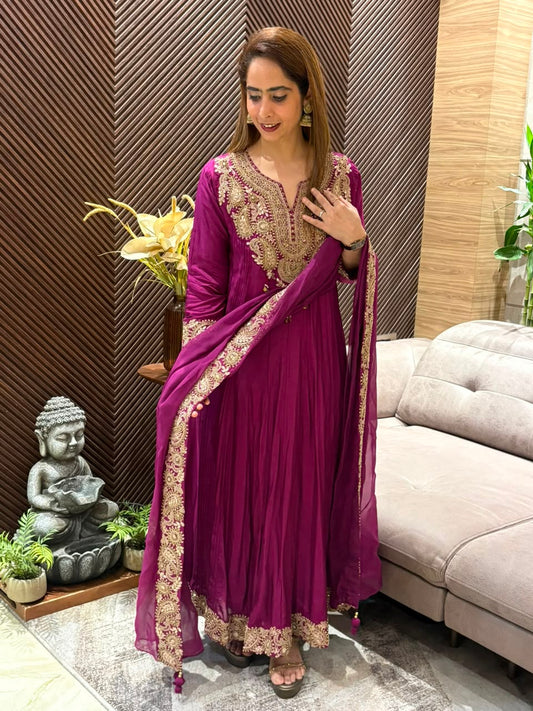 Stunning Anarkali suit