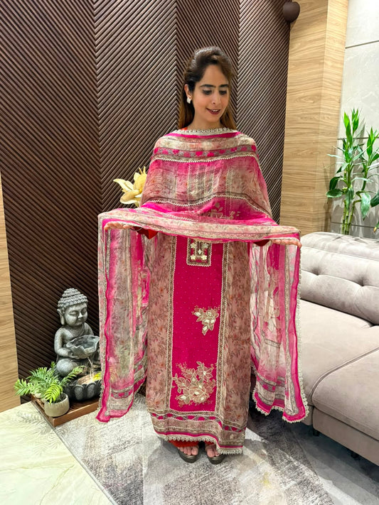 Elegant unstitched suit set
