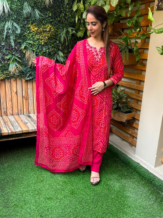 Elegant cotton kurti set