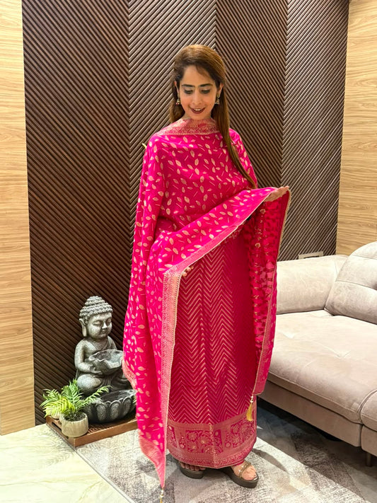 Timeless exquisite unstitched suit