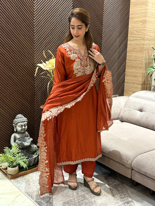 Stunning muslin kurti set