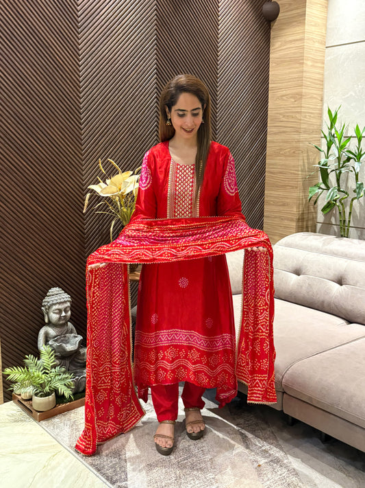 Stunning Gaji silk kurti set