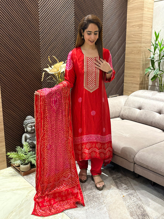 Stunning Gaji silk kurti set