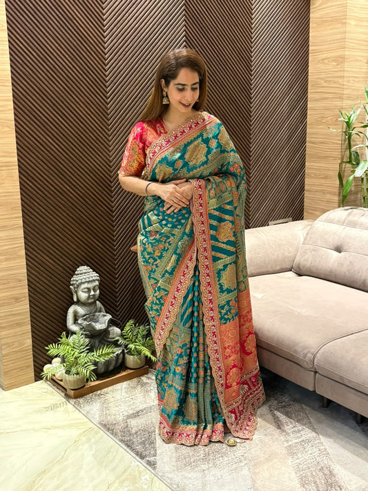 Luxurious Modal Satin running saree