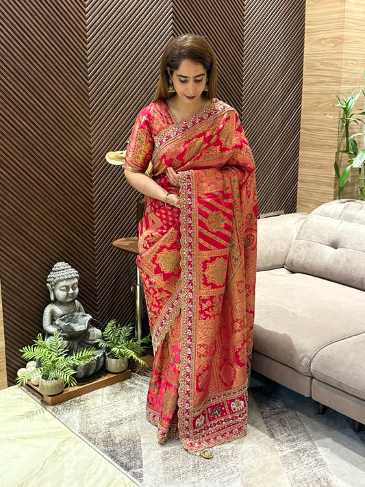 Luxurious Modal Satin running saree