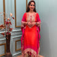 Redefine festive elegance with our stunning kaftan set crafted in luxurious crape fabric