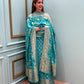 luxurious Khaddi Georgette unstitched suit