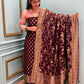 luxurious Khaddi Georgette unstitched suit