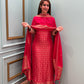 luxurious Khaddi Georgette unstitched suit