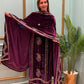 Luxurious Crush Velvet Unstitched Suit