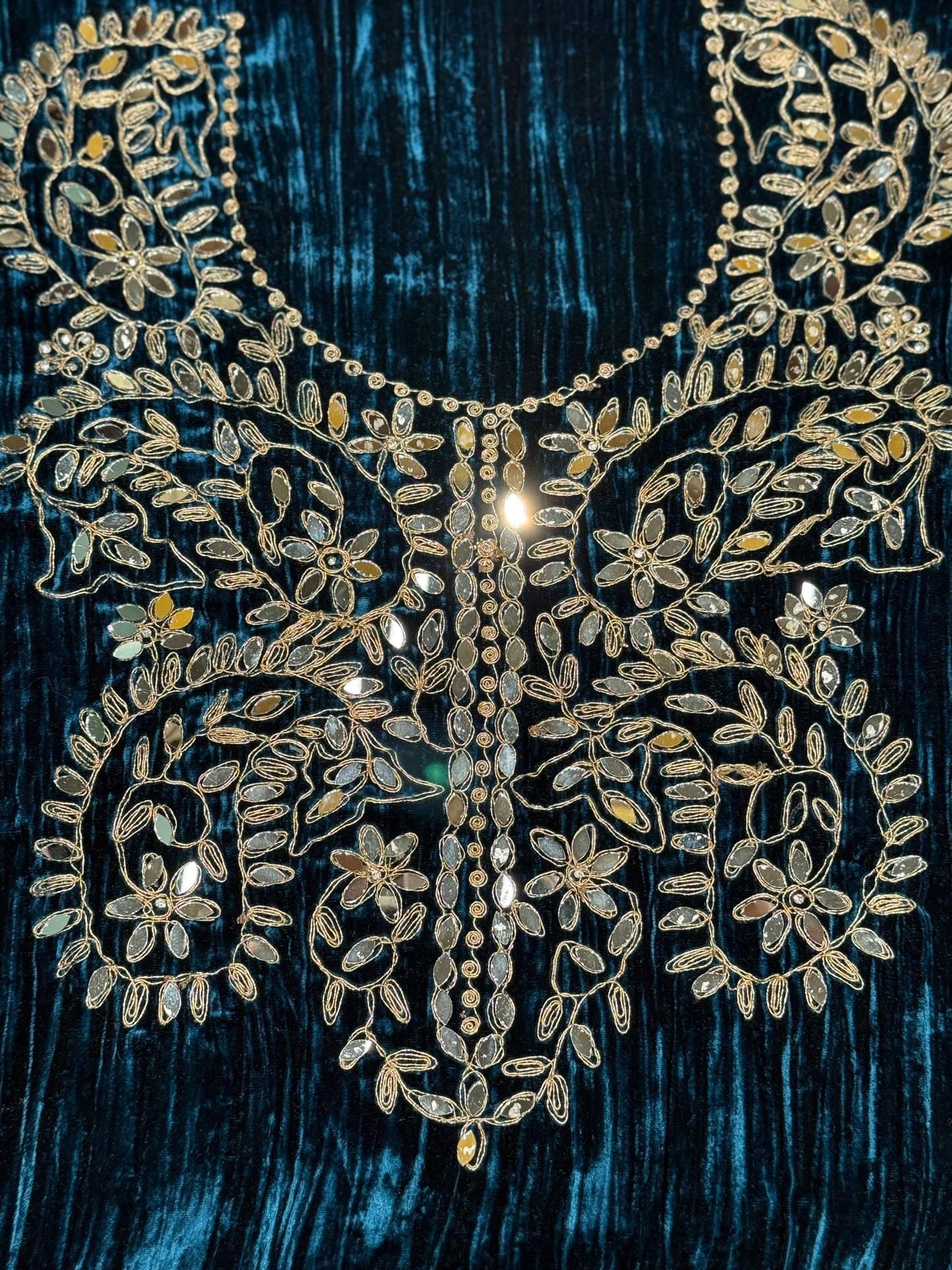 Step into royal elegance with our Crush Velvet