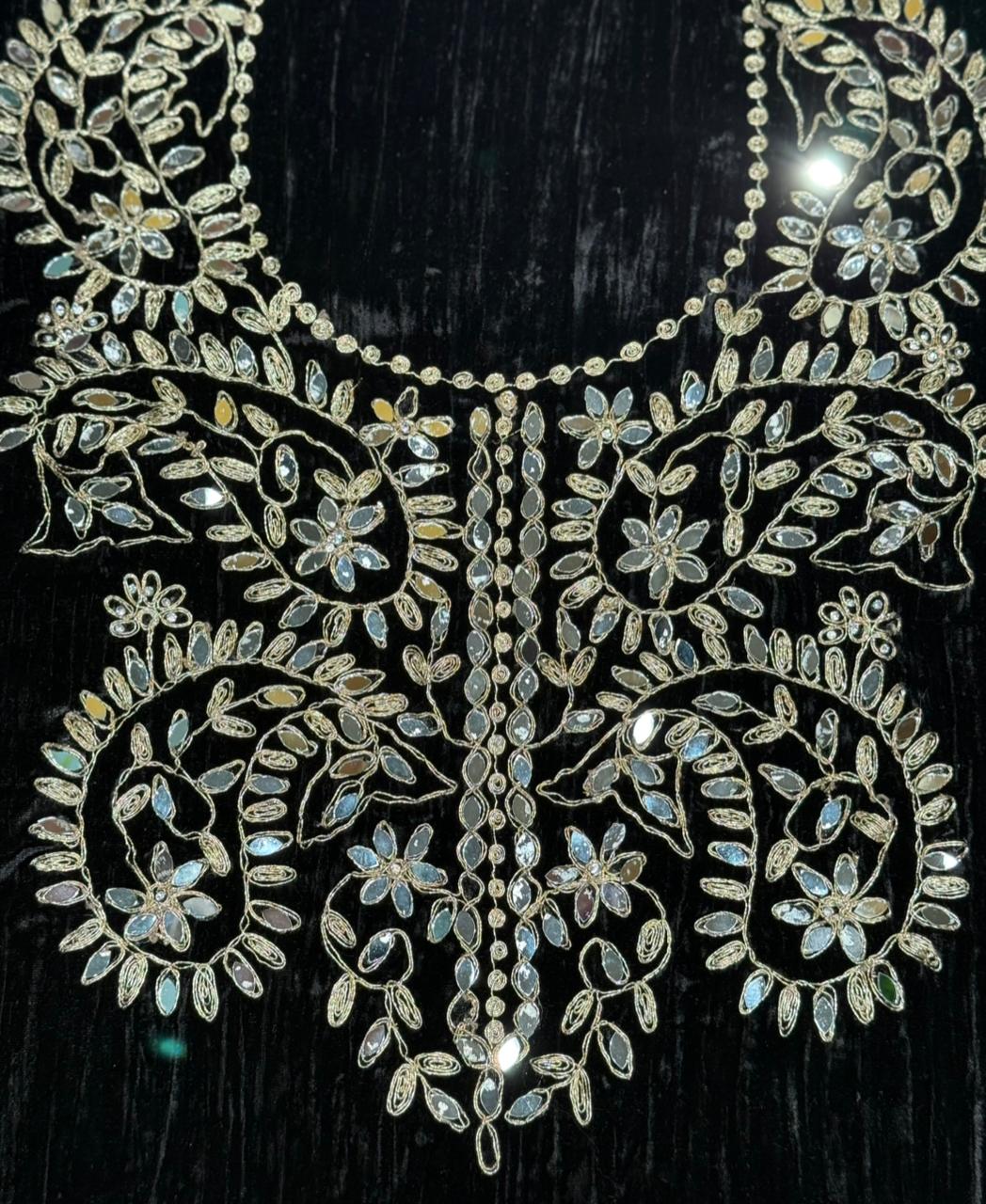 Step into royal elegance with our Crush Velvet