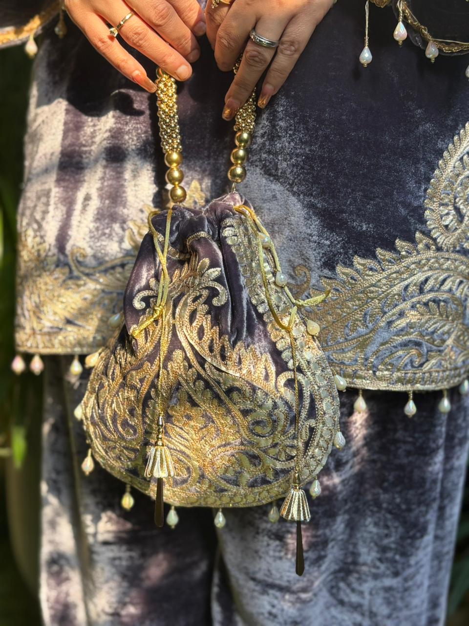 luxury velvet cord-set comes in rich velvet