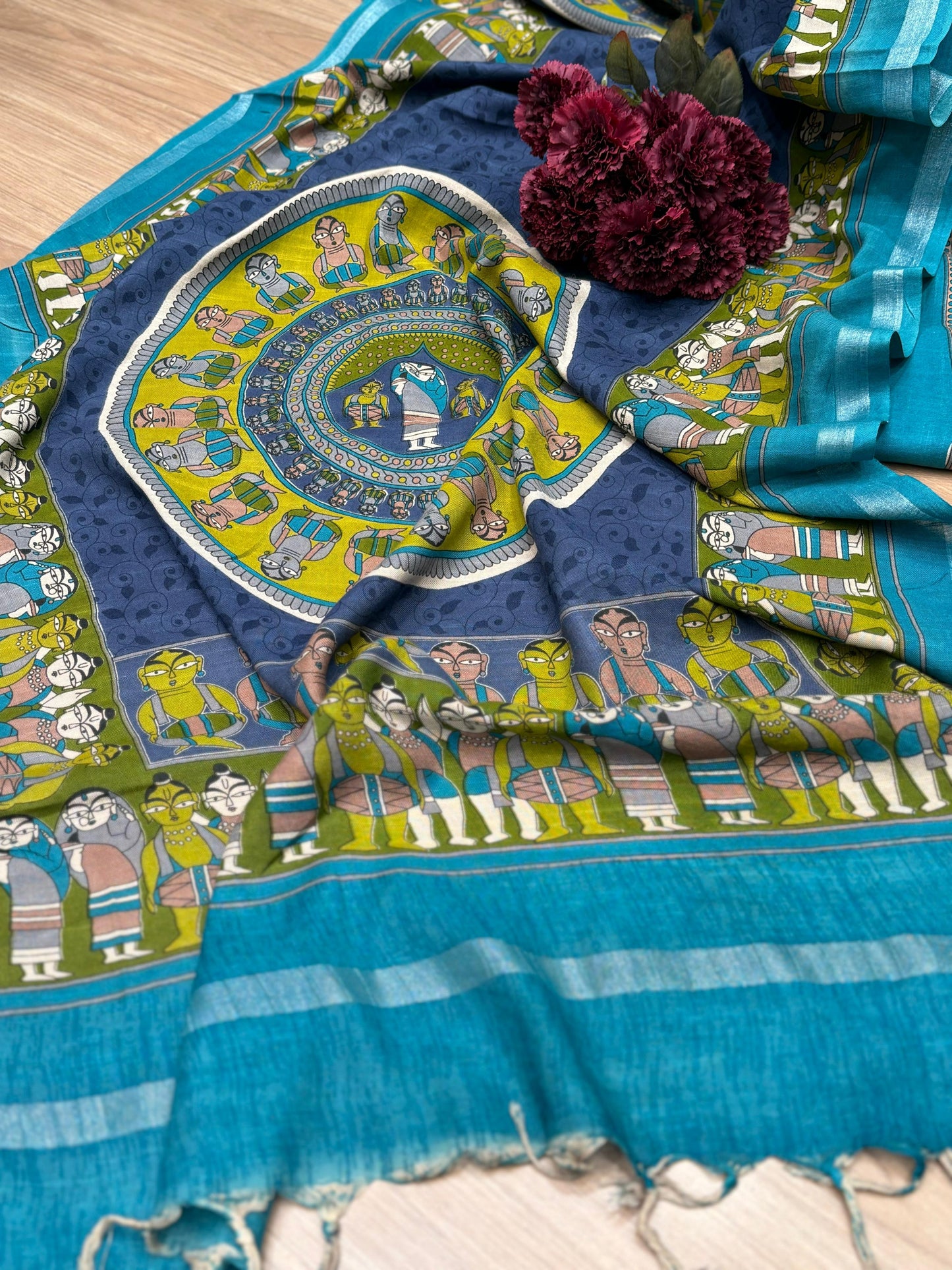 Elegant cotton fabric suit is a beautiful