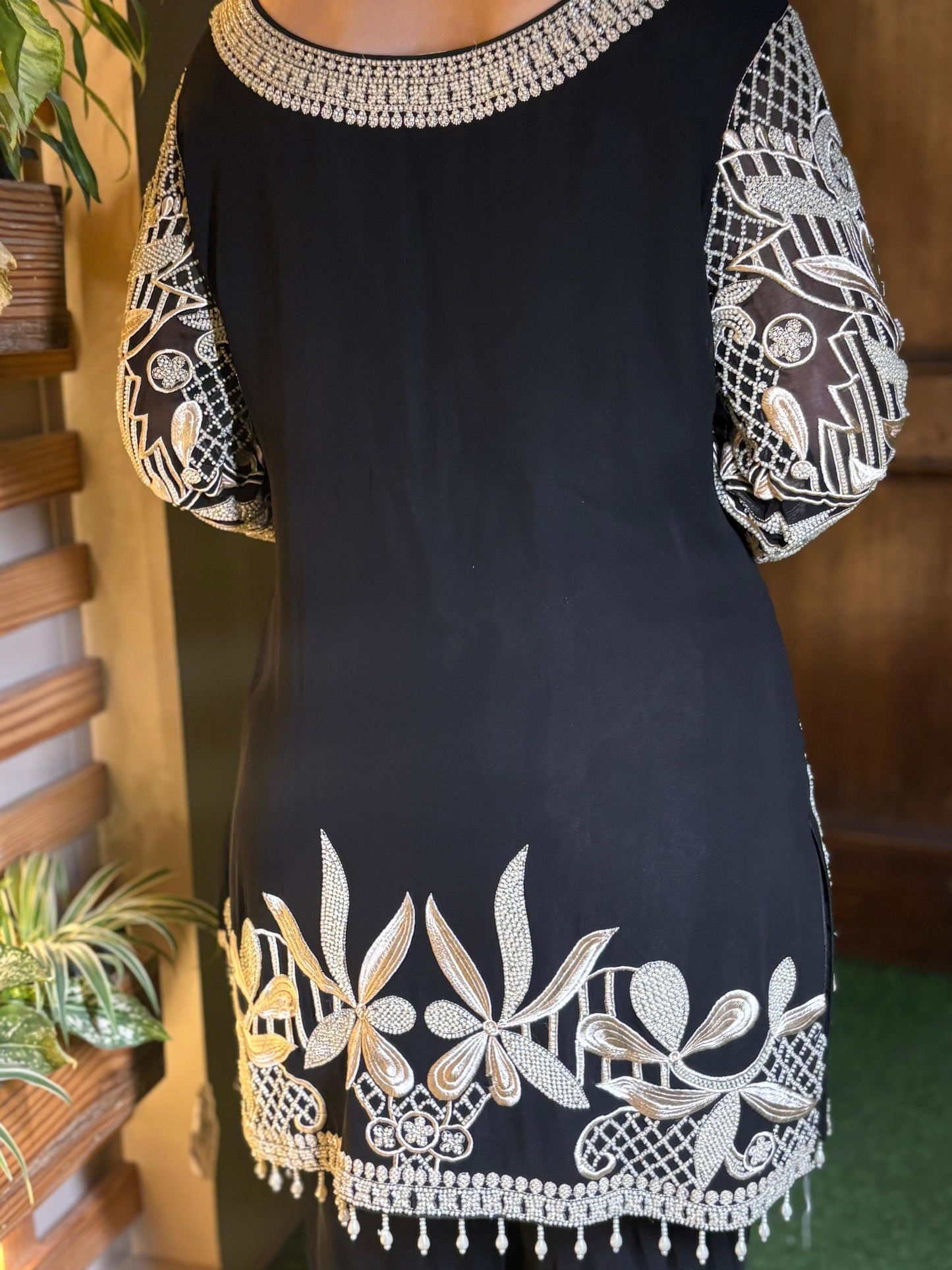 Step into effortless grace with this exquisite