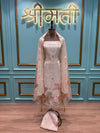 Shimmer Organza Unstitched Suit