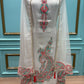 Shimmer Organza Unstitched Suit