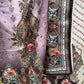 Elevate your ethnic wardrobe with this elegant unstitched suit set.