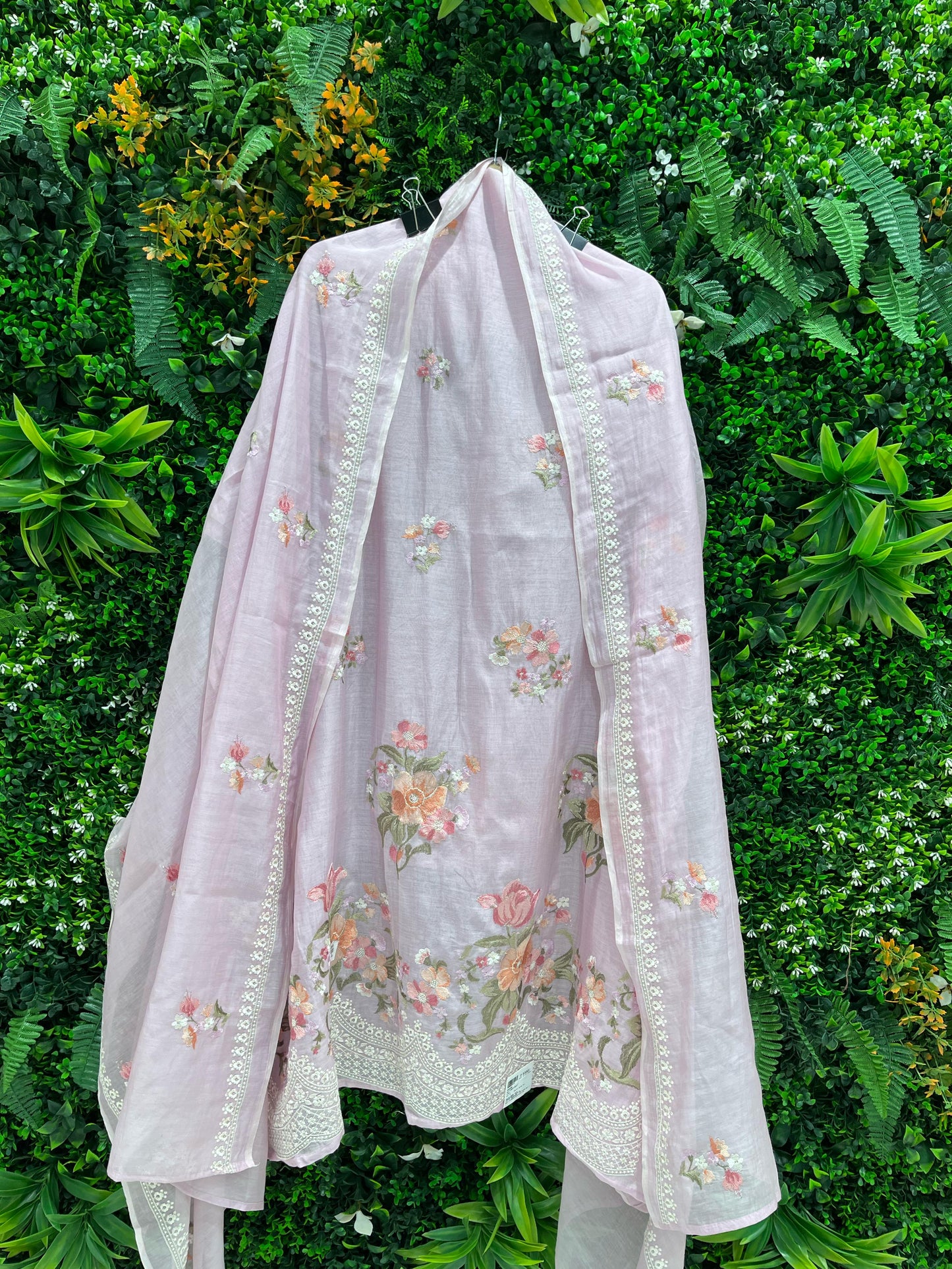 Elevate your ethnic wardrobe with this exquisite unstitched suit