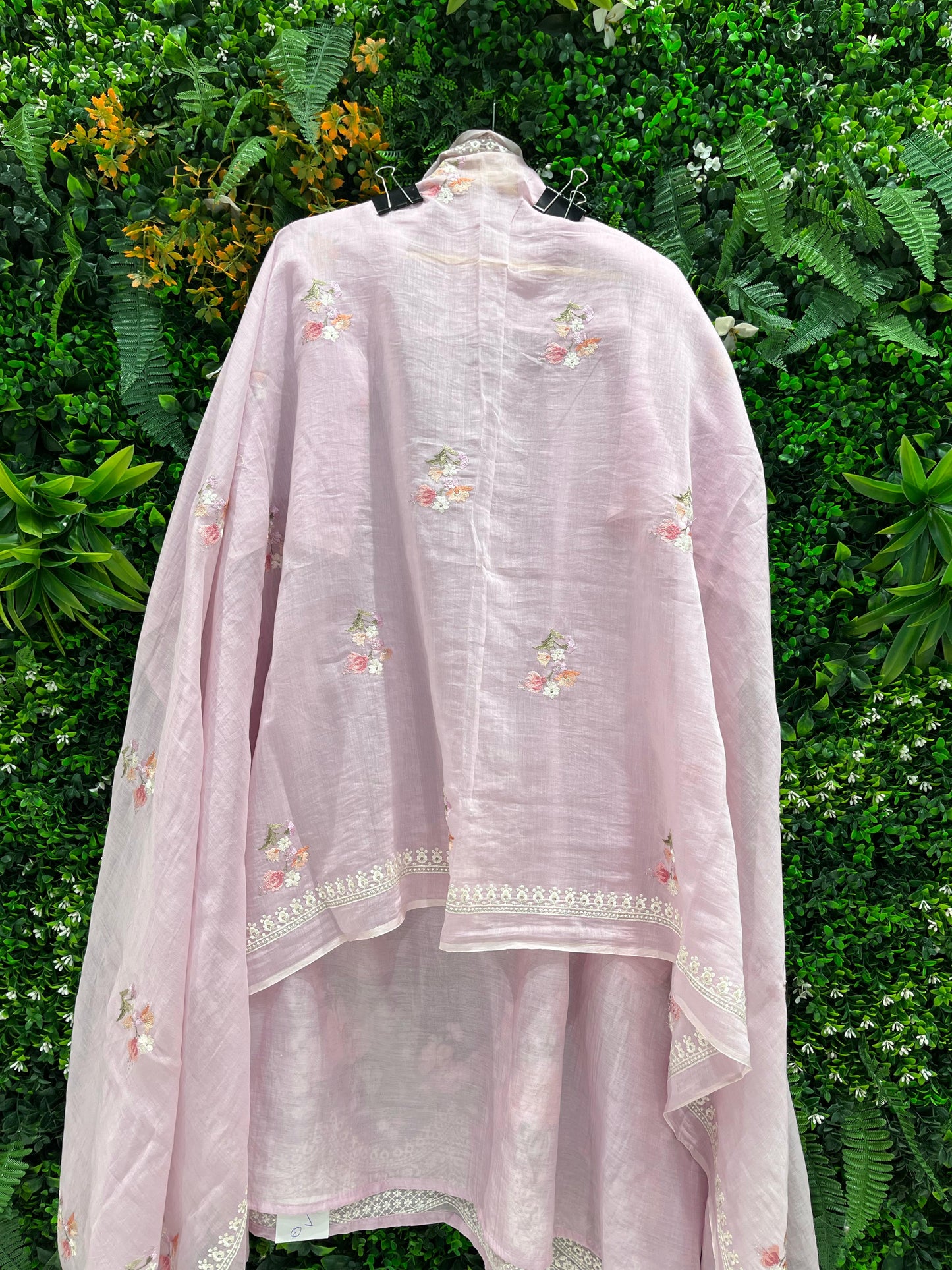 Elevate your ethnic wardrobe with this exquisite unstitched suit