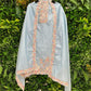 Elegance to your ethnic collection with this beautiful unstitched suit set