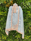Elegance to your ethnic collection with this beautiful unstitched suit set