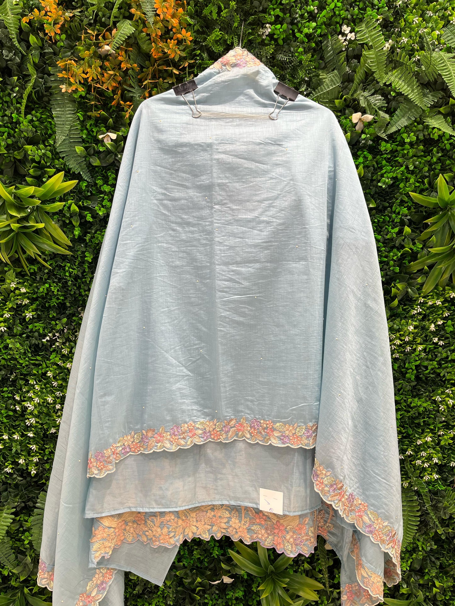 Elegance to your ethnic collection with this beautiful unstitched suit set