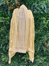 Stunning unstitched suit set crafted from premium pure Georgette fabric