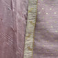 Banarasi silk fabric embellished with intricate handwork