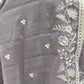 Elegant unstitched suit set, crafted from premium mul crush cotton fabric