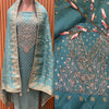 Elegance with this premium unstitched suit fabric set