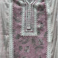 Discover timeless elegance with this unstitched Chikankari