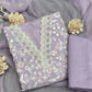 Step into timeless style with this unstitched Kota Doriya suit set