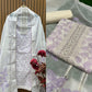 Enhance your ethnic collection with this elegant unstitched